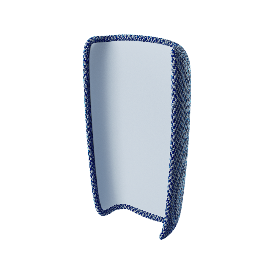 Copertura posteriore in tessuto Ploom X blue vista dall’interno